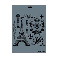 Rich New Seri N-282 Stencil 35x25 cm
