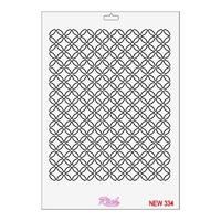 Rich New Seri N-334 Stencil 35x25 cm