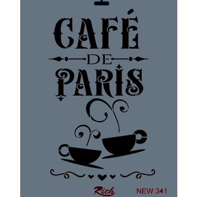 Rich New Seri N-341 Stencil 35x25 cm