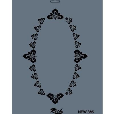 Rich New Seri N-395 Stencil 35x25 cm