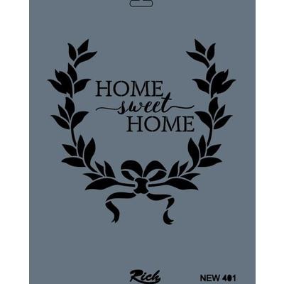 Rich New Seri N-401 Stencil 35x25 cm