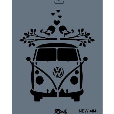 Rich New Seri N-404 Stencil 35x25 cm