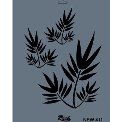 Rich New Seri N-411 Stencil 35x25 cm