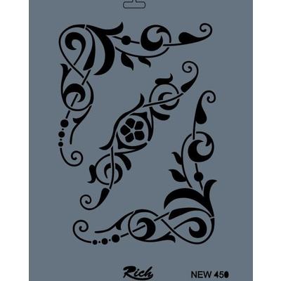 Rich New Seri N-450 Stencil 35x25 cm