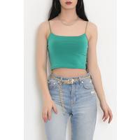 Sandy Crop Tank Top Darkgreen - 1012.1733.