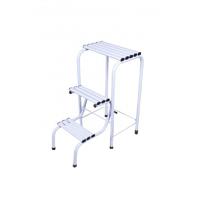 Saraylı Tabure Merdiven Beyaz