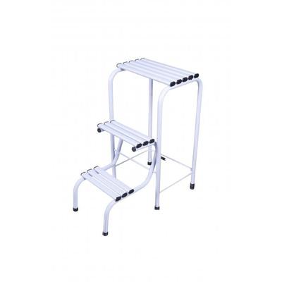Saraylı Tabure Merdiven Beyaz