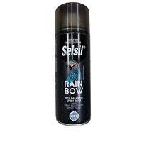 Selsil Rainbow Akrilik Sprey Boya 690 Derece Isıya Dayanıklı Siyah