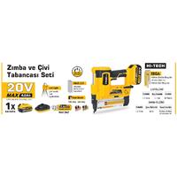 Sgs 5165 Akülü Zımba ve Çivi Çakma Tabanca Makinası 20 Volt