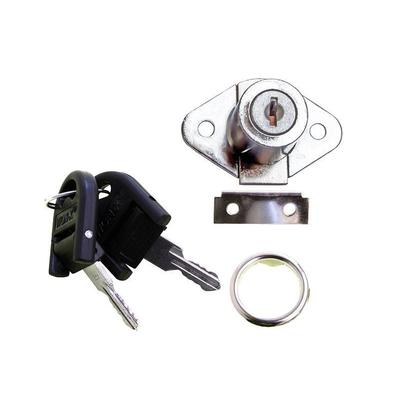 Silver Oval Çekmece Kilidi 22 mm