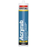 Soudal Acryrub Akrilik Mastik Beyaz 280 ml