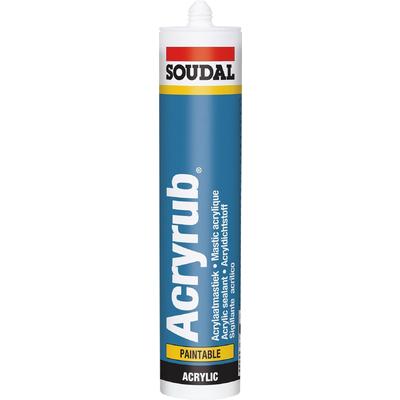 Soudal Acryrub Akrilik Mastik Beyaz 280 ml