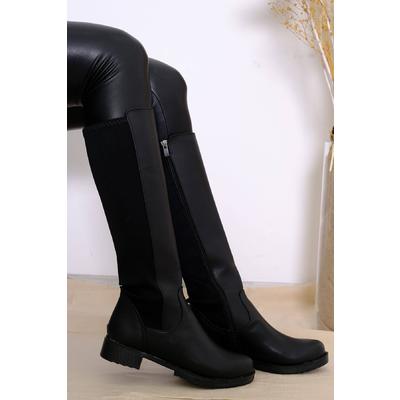 Stretch Boots Blackleather - 10131.264.