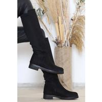 Stretch Boots Suede Black - 10131.264.