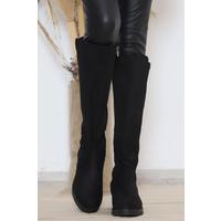 Stretch Boots Suede Black - 10131.264.