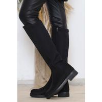 Stretch Boots Suede Black - 10131.264.