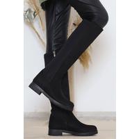 Stretch Boots Suede Black - 10131.264.