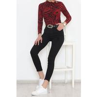Süet Body Kırmızısiyah - 11166.1005.