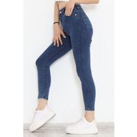 Süper Likra Kot Pantolon Mavi4 - 9815.1431.