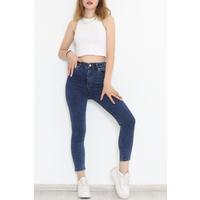 Süper Likra Kot Pantolon Mavi4 - 9815.1431.