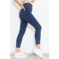 Süper Likra Kot Pantolon Mavi4 - 9815.1431.