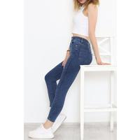 Süper Likra Kot Pantolon Mavi4 - 9815.1431.