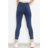 Süper Likra Kot Pantolon Mavi4 - 9815.1431.