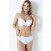 Bra Set Micro Arm Lace Padded White - 2529.1783.