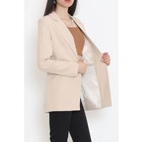 Tek Düğme Blazer Ceket Bej - 15527.1791.