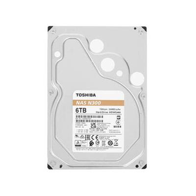 TOSHIBA 3.5 N300 6TB 7200RPM 128MB SATA3 NAS HDD HDWG460UZSVA