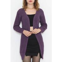 Triko Selanik Hırka Mor - 7654.1319.
