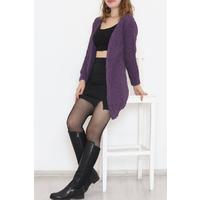 Triko Selanik Hırka Mor - 7654.1319.
