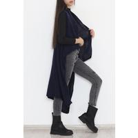 Қара көк түсті трикотаж кеудеше - 11860.1748.