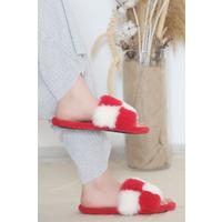 Furry Slippers Red - 12508.264.
