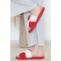 Furry Slippers Red - 12508.264.