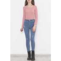 U Neck Bodysuit Dried Rose - 10153.1567.