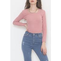 U Neck Bodysuit Dried Rose - 10153.1567.