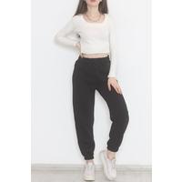Three Thread Sweatpants Black - 232.1247.