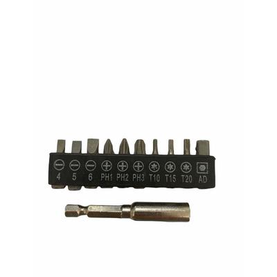 Uzatma Adaptörlü Bits Uç Seti 11 Parça