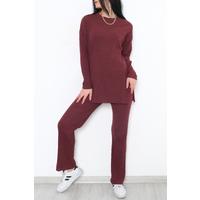 Uzun Kol Fitilli Takım Bordo - 10147.1567.