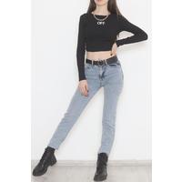 Ұзын жең кестелі дене қара - 12550.1567.