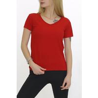 V-Neck Camisole T-shirt Red - 1988.555.