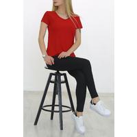 V-Neck Camisole T-shirt Red - 1988.555.