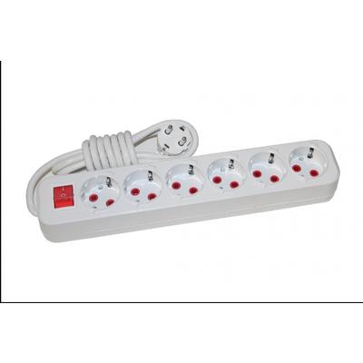 Viko Leylak Kablolu Grup Priz 6''lı 2 Metre