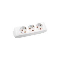 Viko Multi-Led Üçlü Priz Topraklı Çocuk Korumalı Klemensli-Beyaz
