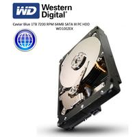 WD 3.5 көк 1 ТБ 7200 RPM 64 МБ SATA3 ДК HDD WD10EZEX