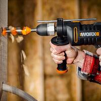 WORX WX317.2 600Вт 13мм кәсіби балғамен бұрғы