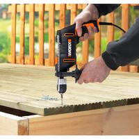 WORX WX317.2 600Вт 13мм кәсіби балғамен бұрғы