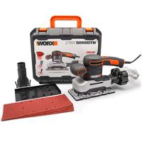 WORX WX642.1 270 Ватт, реттелетін жылдамдығы бар кәсіби орбиталық тегістеуіш