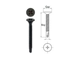 Wunder 3,5X25 Matkap Uçlu Alçıpan Vidası 1000 Adet